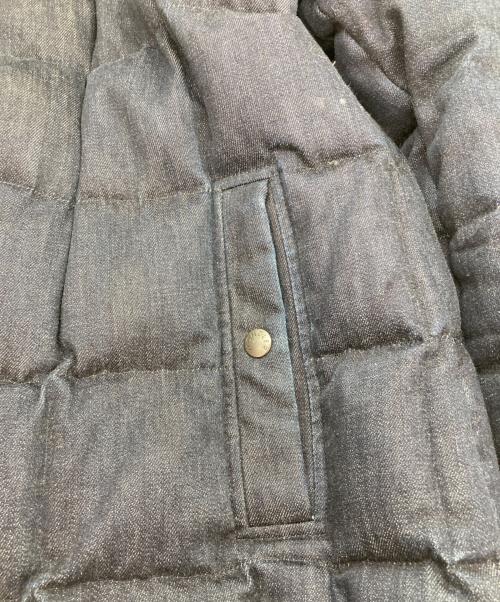 MONCLER（モンクレール）MONCLER (モンクレール) CLOVIS デニム切替ダウンジャケット インディゴ サイズ:2の古着・服飾アイテム