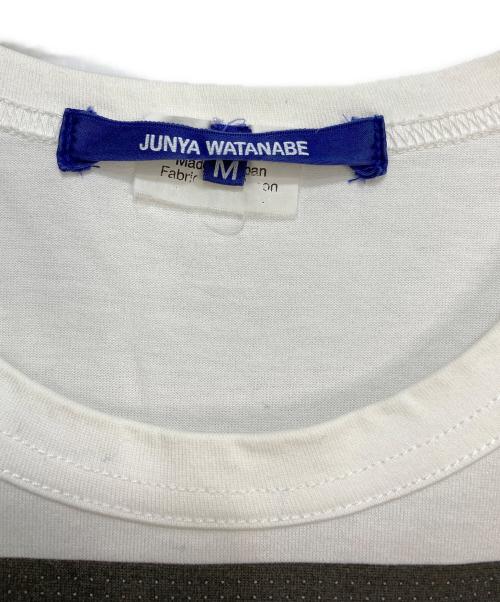 JUNYA WATANABE MAN（ジュンヤワタナベマン）JUNYA WATANABE MAN (ジュンヤワタナベマン) 綿天竺プリント Tシャツ ホワイト サイズ:Mの古着・服飾アイテム