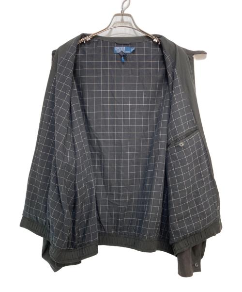 POLO RALPH LAUREN（ポロ・ラルフローレン）POLO RALPH LAUREN (ポロ・ラルフローレン) ポニー刺繍 スイングトップ ブラック サイズ:3XB BIGの古着・服飾アイテム