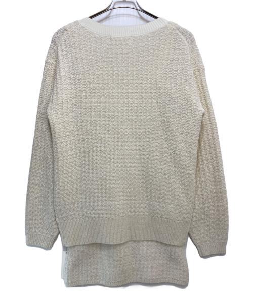 Lily Brown（リリーブラウン）Lily Brown (リリーブラウン) ツイーディーカーデセットミニワンピース アイボリー サイズ:Freeの古着・服飾アイテム