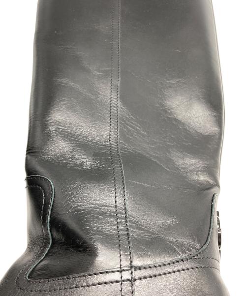 JIMMY CHOO（ジミーチュウ）JIMMY CHOO (ジミーチュウ) JC KNEE BOOT FLAT ブラック サイズ:37 1/2の古着・服飾アイテム