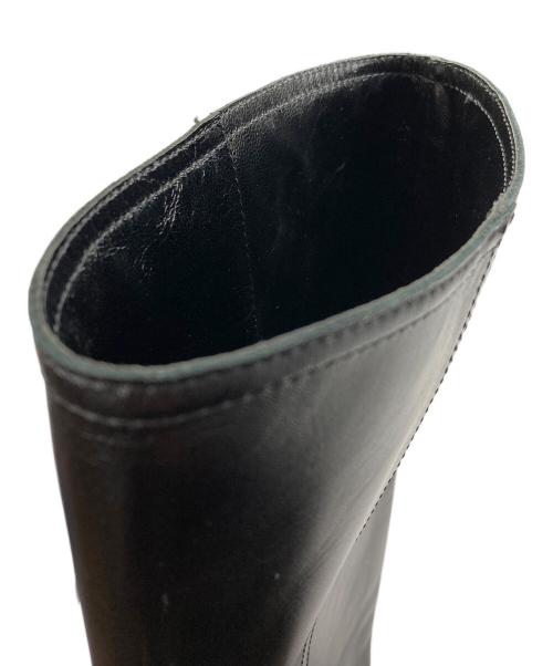 JIMMY CHOO（ジミーチュウ）JIMMY CHOO (ジミーチュウ) JC KNEE BOOT FLAT ブラック サイズ:37 1/2の古着・服飾アイテム