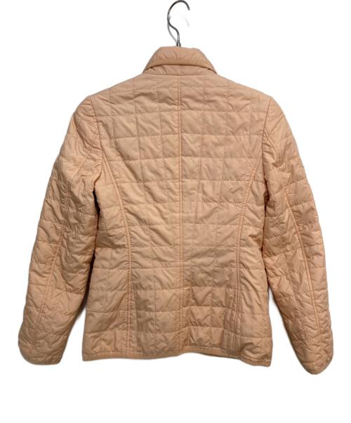 Salvatore Ferragamo（サルヴァトーレ フェラガモ）Salvatore Ferragamo (サルヴァトーレ フェラガモ) キルティングジャケット ピンク サイズ:38の古着・服飾アイテム