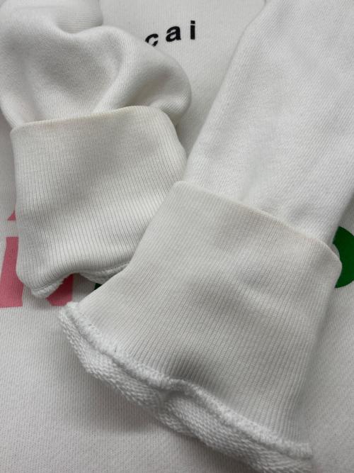 sacai（サカイ）sacai (サカイ) TRANsition Hoodie ホワイト サイズ:2の古着・服飾アイテム