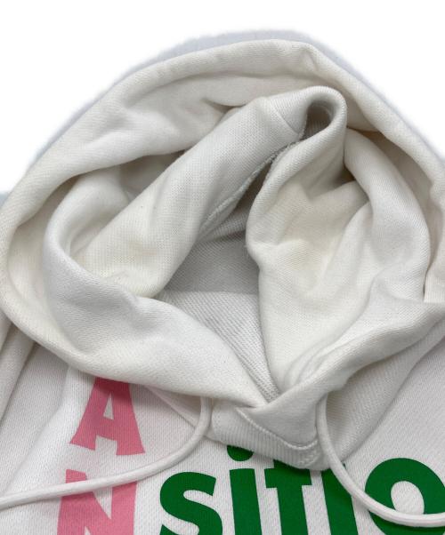 sacai（サカイ）sacai (サカイ) TRANsition Hoodie ホワイト サイズ:2の古着・服飾アイテム