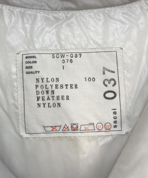 sacai（サカイ）sacai (サカイ) Puffer Jacket ライトグレー サイズ:1の古着・服飾アイテム