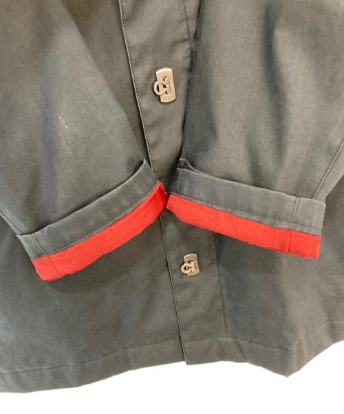 Salvatore Ferragamo（サルヴァトーレ フェラガモ）Salvatore Ferragamo (サルヴァトーレ フェラガモ) ガンチーニ スタンドカラーコート　T0536　 ネイビー サイズ:50の古着・服飾アイテム