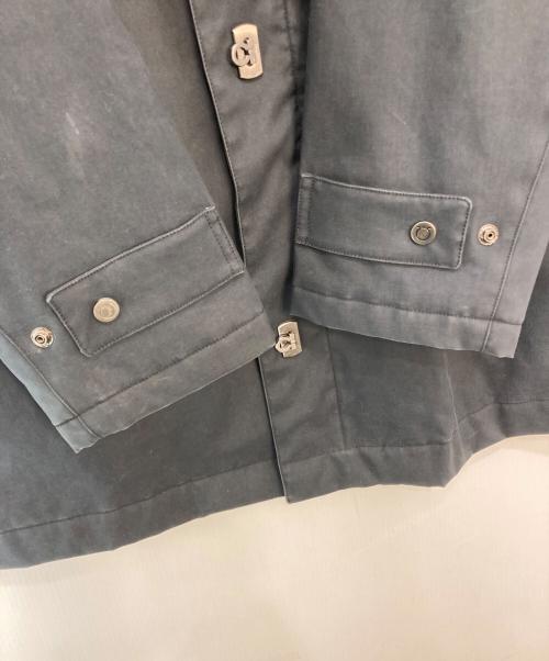 Salvatore Ferragamo（サルヴァトーレ フェラガモ）Salvatore Ferragamo (サルヴァトーレ フェラガモ) ガンチーニ スタンドカラーコート　T0536　 ネイビー サイズ:50の古着・服飾アイテム