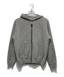 Schott（ショット）の古着「HEAVYWEIGHT ZIP HOODIE PLAIN」｜グレー