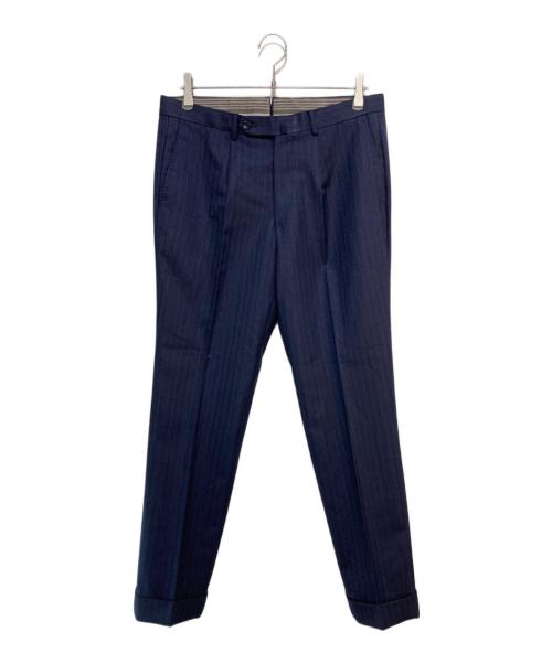 SHIPS（シップス）SHIPS (シップス) ストライプ ウール セットアップ ネイビー サイズ:46の古着・服飾アイテム