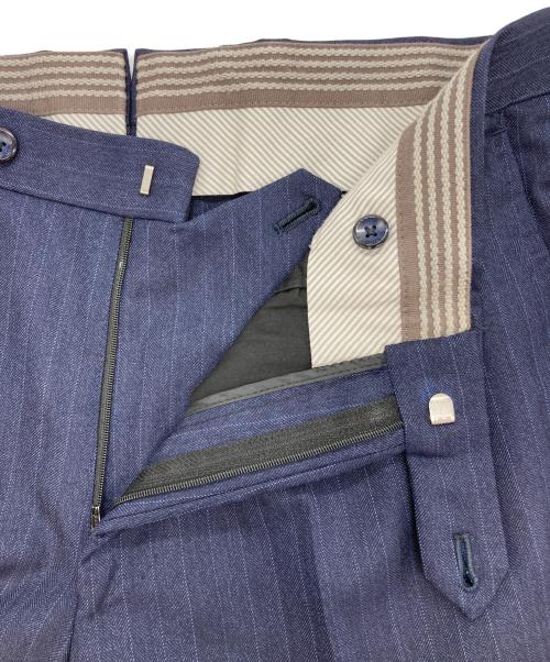 SHIPS（シップス）SHIPS (シップス) ストライプ ウール セットアップ ネイビー サイズ:46の古着・服飾アイテム