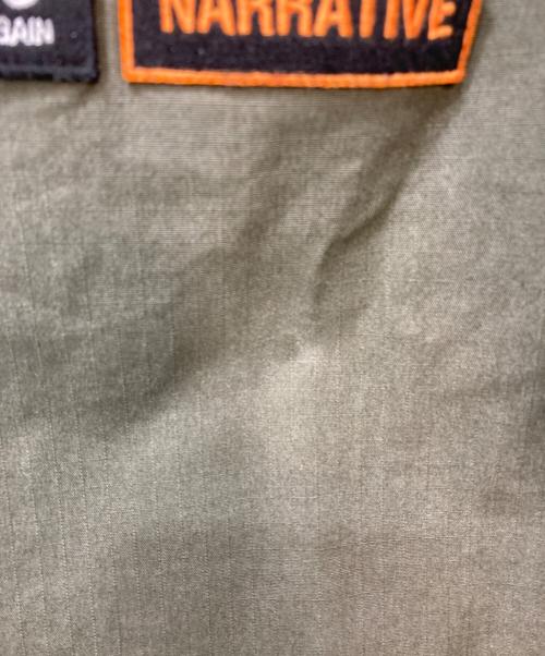 A BATHING APE（ア ベイシング エイプ）A BATHING APE (ア ベイシング エイプ) BAPE BY KAZUKI KURAISHI MUTI PATCH MILITARY LS SHIRT オリーブ サイズ:Ｍの古着・服飾アイテム