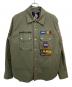 A BATHING APE（ア ベイシング エイプ）の古着「BAPE BY KAZUKI KURAISHI MUTI PATCH MILITARY LS SHIRT」｜オリーブ