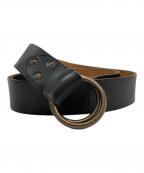 RRLダブルアールエル）の古着「ダブルOリングベルト」｜ブラック