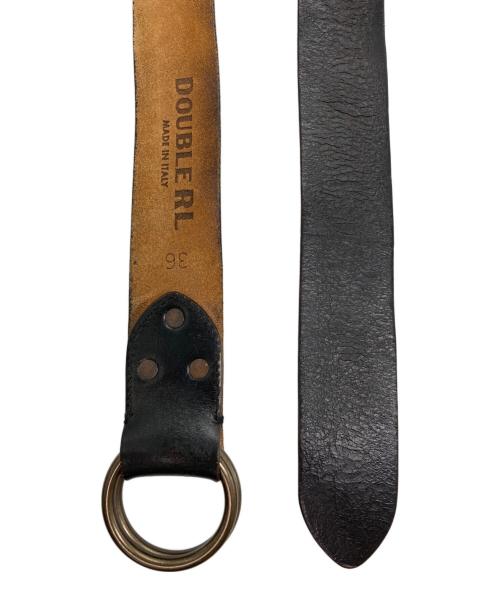 RRL（ダブルアールエル）RRL (ダブルアールエル) ダブルOリングベルト ブラック サイズ:36の古着・服飾アイテム