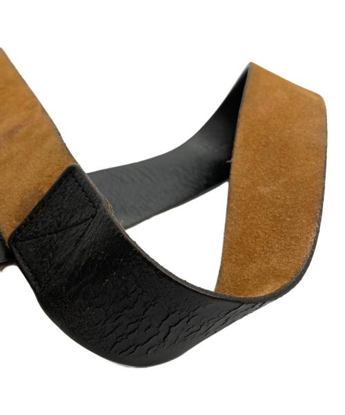 RRL（ダブルアールエル）RRL (ダブルアールエル) ダブルOリングベルト ブラック サイズ:36の古着・服飾アイテム