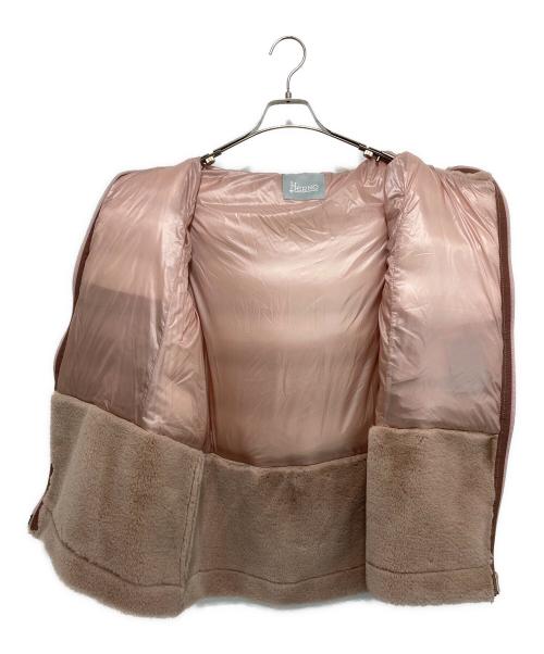 HERNO（ヘルノ）HERNO (ヘルノ) エコファーダウンコート ピンク サイズ:12歳の古着・服飾アイテム