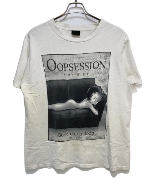 CHANGES（チェンジズ）CHANGES (チェンジズ) 半袖キャラクターTシャツ ホワイト サイズ:XLの古着・服飾アイテム