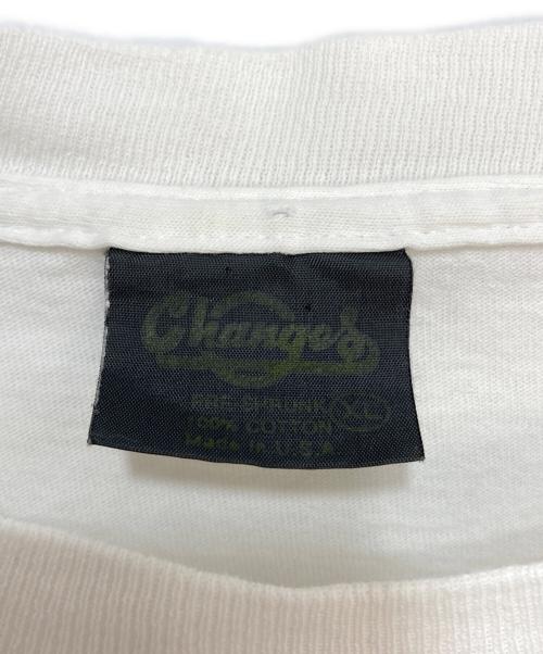 CHANGES（チェンジズ）CHANGES (チェンジズ) 半袖キャラクターTシャツ ホワイト サイズ:XLの古着・服飾アイテム