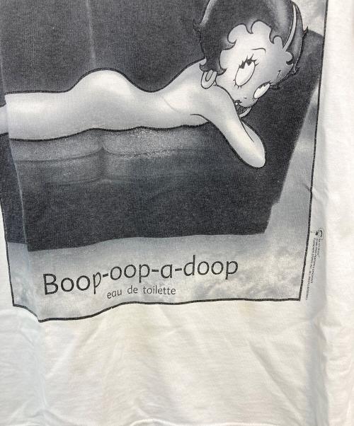 CHANGES（チェンジズ）CHANGES (チェンジズ) 半袖キャラクターTシャツ ホワイト サイズ:XLの古着・服飾アイテム