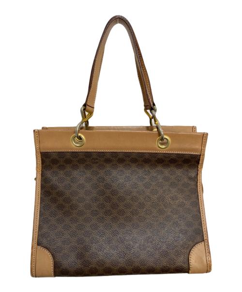 CELINE（セリーヌ）CELINE (セリーヌ) マカダム柄ハンドバッグ ブラウンの古着・服飾アイテム
