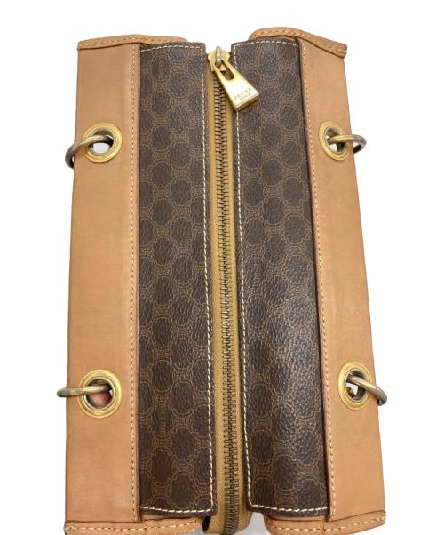 CELINE（セリーヌ）CELINE (セリーヌ) マカダム柄ハンドバッグ ブラウンの古着・服飾アイテム