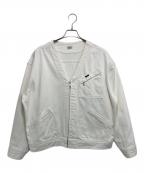 LEE×SEEALLリー×シーオール）の古着「ノーカラージャケット」｜ホワイト