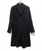Yohji Yamamoto COSTUME D'HOMMEヨウジヤマモトコスチュームドオム）の古着「ウール混ボアコート」｜ブラック