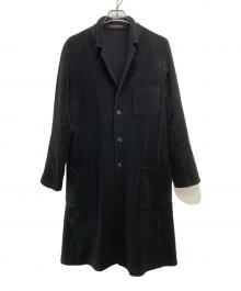 Yohji Yamamoto COSTUME D'HOMME（ヨウジヤマモトコスチュームドオム）の古着「ウール混ボアコート」｜ブラック