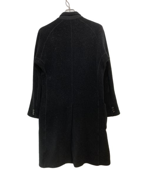 Yohji Yamamoto COSTUME D'HOMME（ヨウジヤマモトコスチュームドオム）Yohji Yamamoto COSTUME D'HOMME (ヨウジヤマモトコスチュームドオム) ウール混ボアコート ブラック サイズ:2の古着・服飾アイテム
