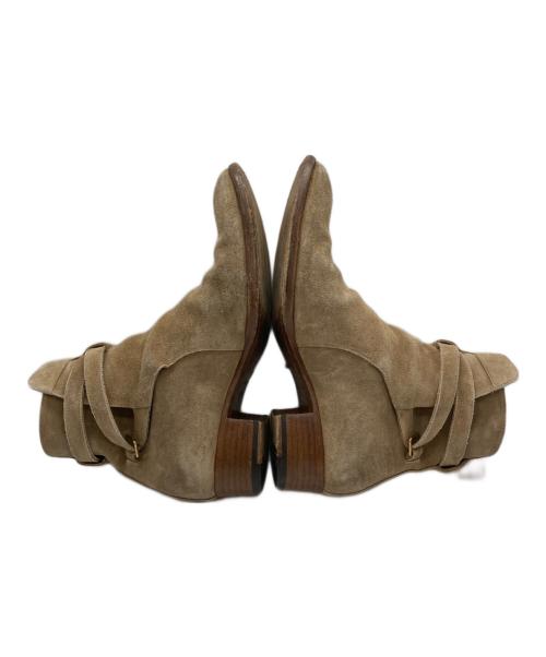 Saint Laurent Paris（サンローランパリ）Saint Laurent Paris (サンローランパリ) ワイアット スエードヒールブーツ ベージュ サイズ:41の古着・服飾アイテム