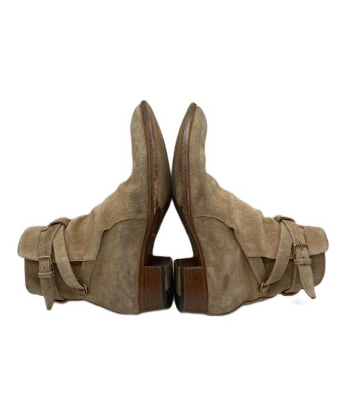 Saint Laurent Paris（サンローランパリ）Saint Laurent Paris (サンローランパリ) ワイアット スエードヒールブーツ ベージュ サイズ:41の古着・服飾アイテム