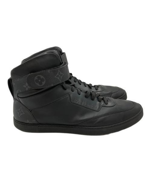 LOUIS VUITTON（ルイ ヴィトン）LOUIS VUITTON (ルイ ヴィトン) モノグラム エクリプス ハイカットスニーカー ブラック サイズ:8の古着・服飾アイテム