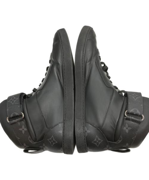 LOUIS VUITTON（ルイ ヴィトン）LOUIS VUITTON (ルイ ヴィトン) モノグラム エクリプス ハイカットスニーカー ブラック サイズ:8の古着・服飾アイテム