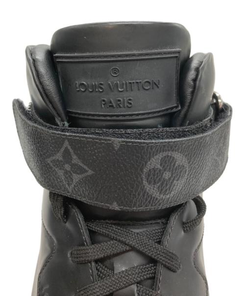 LOUIS VUITTON（ルイ ヴィトン）LOUIS VUITTON (ルイ ヴィトン) モノグラム エクリプス ハイカットスニーカー ブラック サイズ:8の古着・服飾アイテム