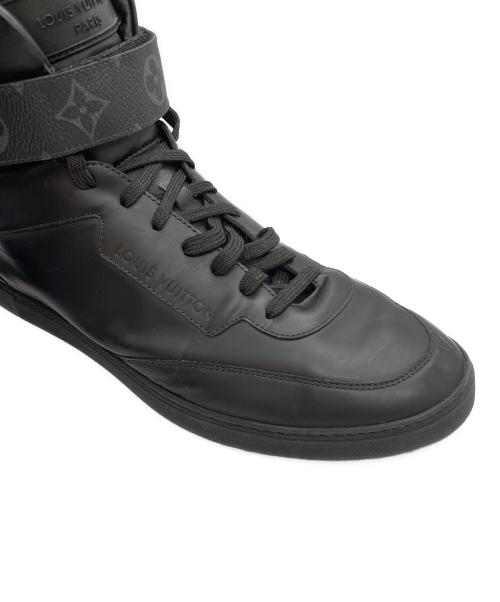 LOUIS VUITTON（ルイ ヴィトン）LOUIS VUITTON (ルイ ヴィトン) モノグラム エクリプス ハイカットスニーカー ブラック サイズ:8の古着・服飾アイテム