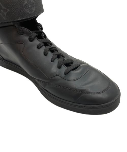 LOUIS VUITTON（ルイ ヴィトン）LOUIS VUITTON (ルイ ヴィトン) モノグラム エクリプス ハイカットスニーカー ブラック サイズ:8の古着・服飾アイテム