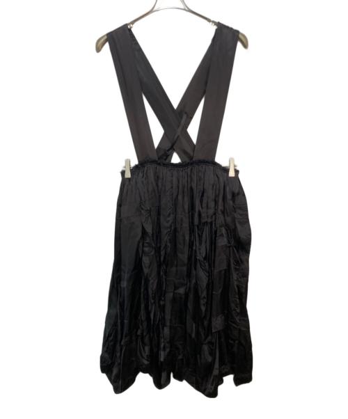 BLACK COMME des GARCONS（ブラックコムデギャルソン）BLACK COMME des GARCONS (ブラックコムデギャルソン) ジャンパースカート ブラック サイズ:XSの古着・服飾アイテム