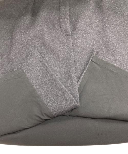 HERMES（エルメス）HERMES (エルメス) ウールタックスカート ネイビー サイズ:36の古着・服飾アイテム