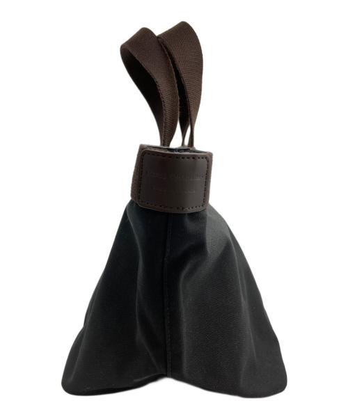 Herve Chapelier（エルベシャプリエ）Herve Chapelier (エルベシャプリエ) 707C コーデュラ舟型トートM ノワール×モカ（ブラック×ブラウン）の古着・服飾アイテム