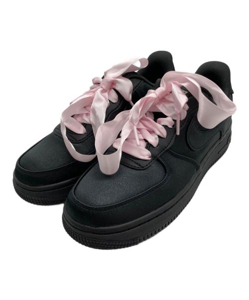 NIKE（ナイキ）NIKE (ナイキ) AIR FORCE 1 '07 LV8 BLACK/BLACK-PINK ICE ブラック サイズ:２２．5の古着・服飾アイテム