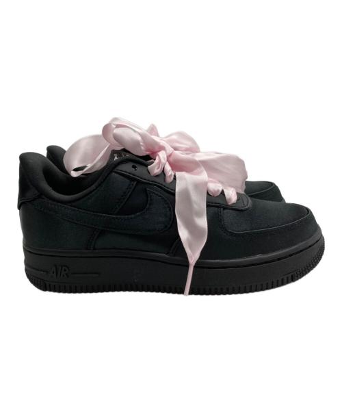 NIKE（ナイキ）NIKE (ナイキ) AIR FORCE 1 '07 LV8 BLACK/BLACK-PINK ICE ブラック サイズ:２２．5の古着・服飾アイテム