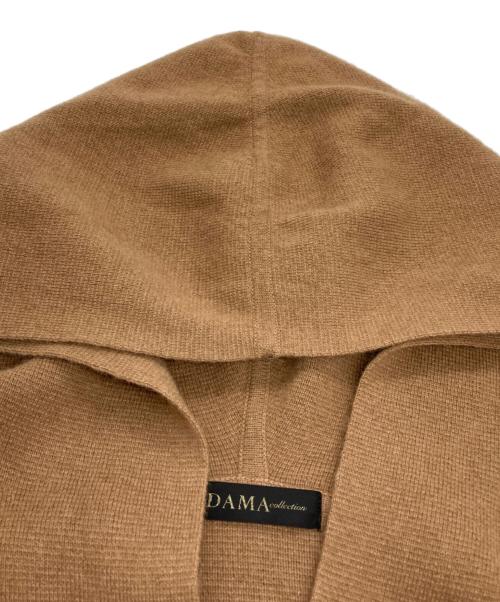 DAMA collection（ダーマコレクション）DAMA collection (ダーマコレクション) キャメルフーデッドコート ブラウン サイズ:2の古着・服飾アイテム