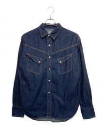 TCB jeans（ティーシービー ジーンズ）の古着「デニムウエスタンシャツ」｜インディゴ