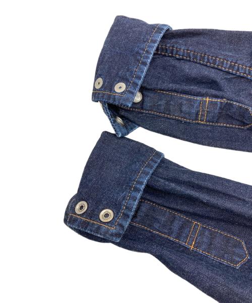 TCB jeans（ティーシービー ジーンズ）TCB JEANS (ティーシービー ジーンズ) デニムウエスタンシャツ インディゴ サイズ:44の古着・服飾アイテム