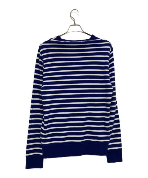 POLO RALPH LAUREN（ポロ・ラルフローレン）POLO RALPH LAUREN (ポロ・ラルフローレン) ボーダークルーネックカットソー ブルー×ホワイト サイズ:Sの古着・服飾アイテム