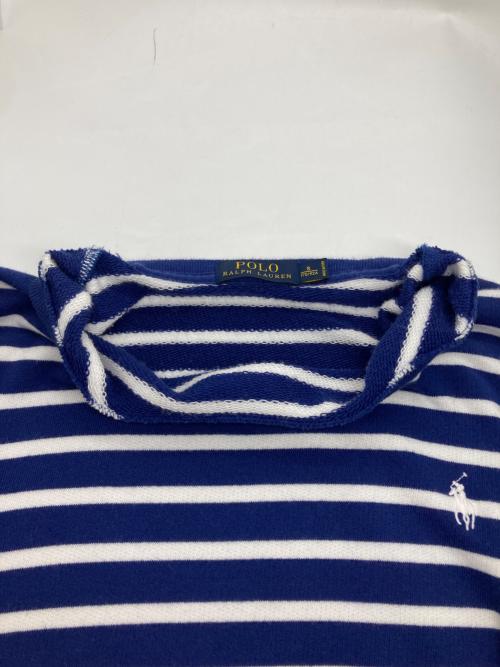 POLO RALPH LAUREN（ポロ・ラルフローレン）POLO RALPH LAUREN (ポロ・ラルフローレン) ボーダークルーネックカットソー ブルー×ホワイト サイズ:Sの古着・服飾アイテム
