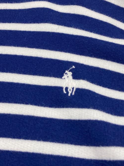 POLO RALPH LAUREN（ポロ・ラルフローレン）POLO RALPH LAUREN (ポロ・ラルフローレン) ボーダークルーネックカットソー ブルー×ホワイト サイズ:Sの古着・服飾アイテム