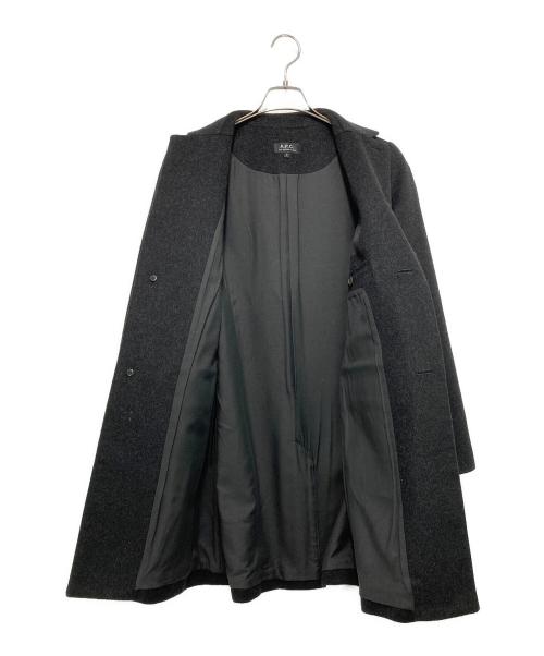 A.P.C.（アーペーセー）A.P.C. (アーペーセー) ウール混チェスターコート グレー サイズ:Sの古着・服飾アイテム