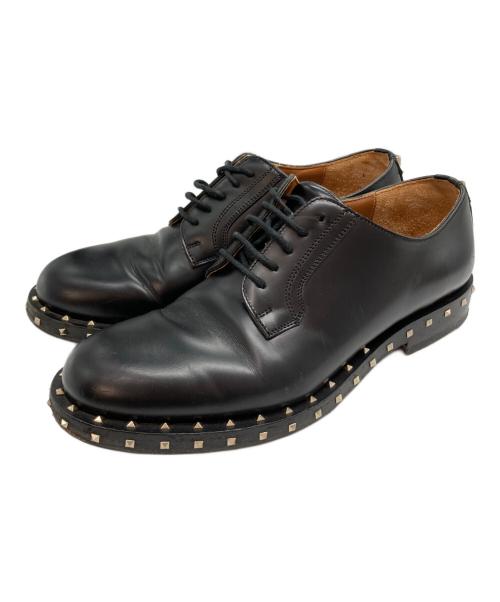 VALENTINO（ヴァレンティノ）VALENTINO (ヴァレンティノ) スタッズレザーシューズ ブラック サイズ:36　1/2の古着・服飾アイテム